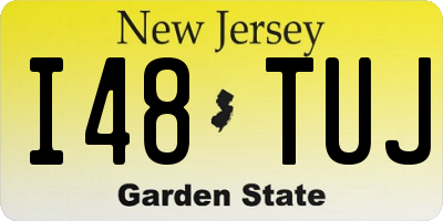 NJ license plate I48TUJ