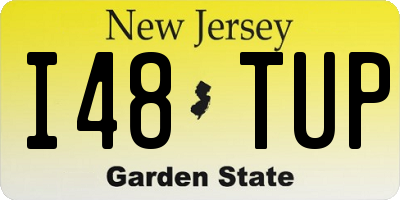 NJ license plate I48TUP