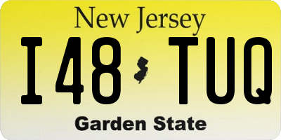 NJ license plate I48TUQ