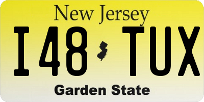 NJ license plate I48TUX