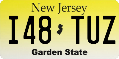 NJ license plate I48TUZ
