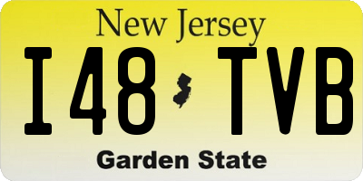 NJ license plate I48TVB