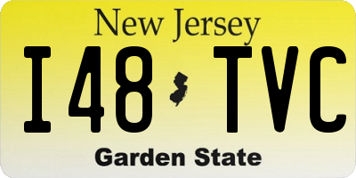 NJ license plate I48TVC