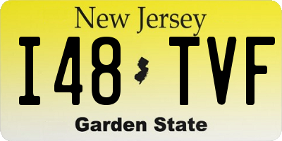 NJ license plate I48TVF