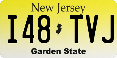NJ license plate I48TVJ