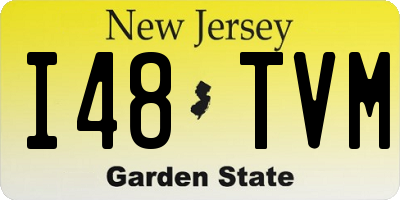 NJ license plate I48TVM