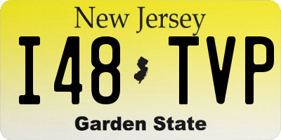 NJ license plate I48TVP