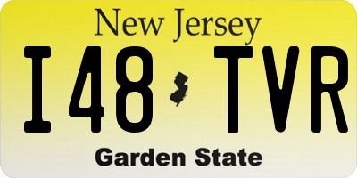 NJ license plate I48TVR