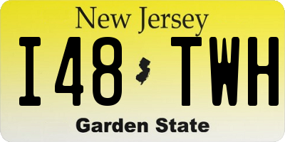 NJ license plate I48TWH