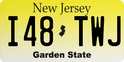 NJ license plate I48TWJ