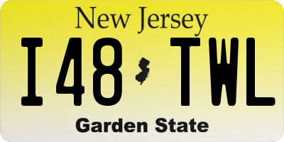 NJ license plate I48TWL