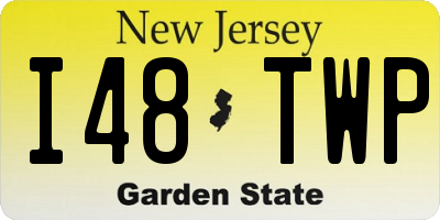 NJ license plate I48TWP