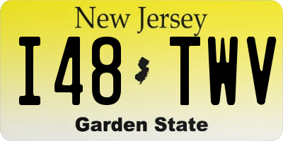 NJ license plate I48TWV