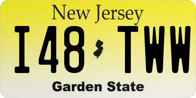 NJ license plate I48TWW