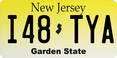 NJ license plate I48TYA