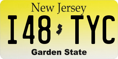 NJ license plate I48TYC