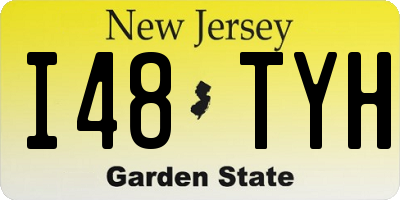 NJ license plate I48TYH