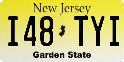 NJ license plate I48TYI