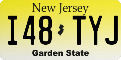 NJ license plate I48TYJ