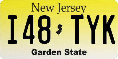 NJ license plate I48TYK