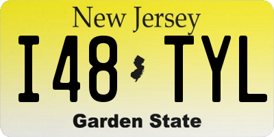 NJ license plate I48TYL