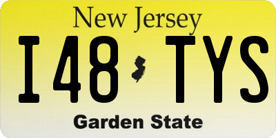 NJ license plate I48TYS
