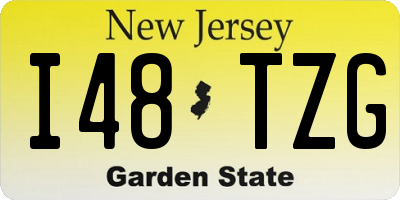 NJ license plate I48TZG