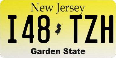 NJ license plate I48TZH