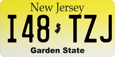 NJ license plate I48TZJ
