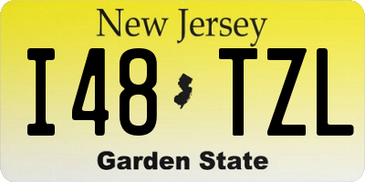 NJ license plate I48TZL