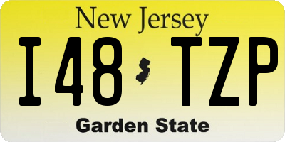 NJ license plate I48TZP