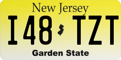 NJ license plate I48TZT