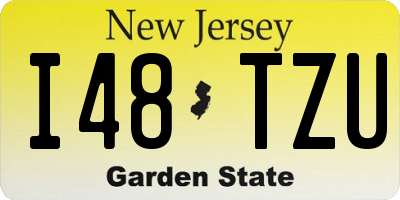 NJ license plate I48TZU