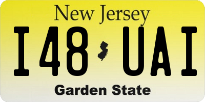 NJ license plate I48UAI