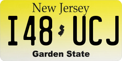 NJ license plate I48UCJ