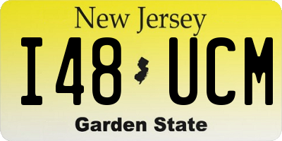 NJ license plate I48UCM