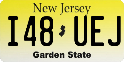 NJ license plate I48UEJ