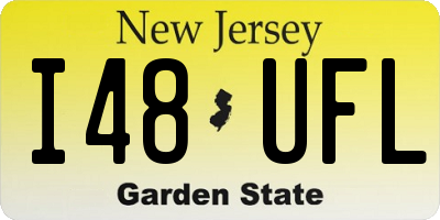 NJ license plate I48UFL