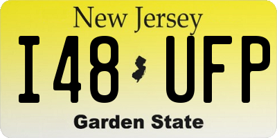 NJ license plate I48UFP