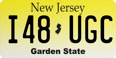 NJ license plate I48UGC