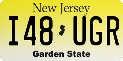 NJ license plate I48UGR