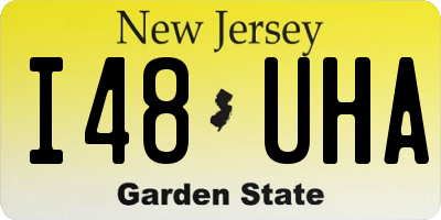 NJ license plate I48UHA