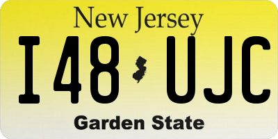 NJ license plate I48UJC