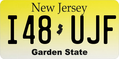 NJ license plate I48UJF