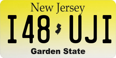 NJ license plate I48UJI