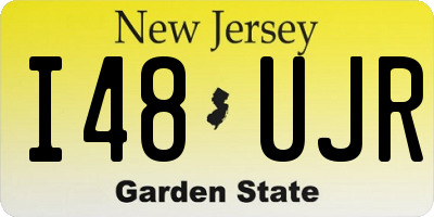 NJ license plate I48UJR
