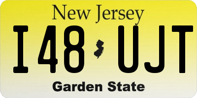 NJ license plate I48UJT