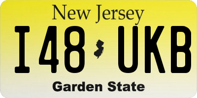 NJ license plate I48UKB