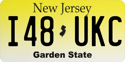 NJ license plate I48UKC