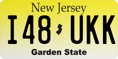 NJ license plate I48UKK